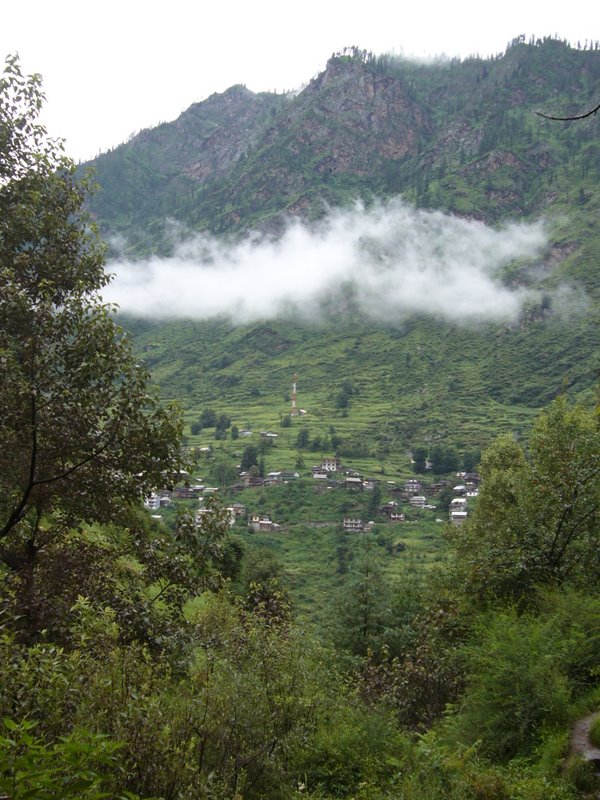 View of Barshani from Pulga.